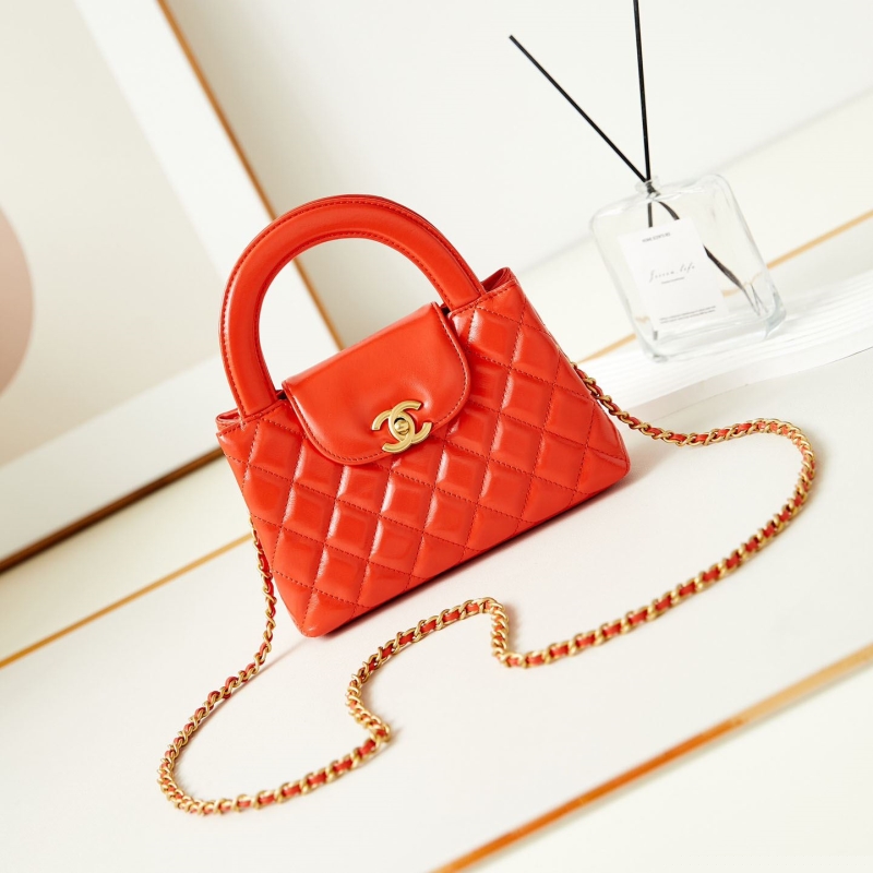 Ch*el top handle bags